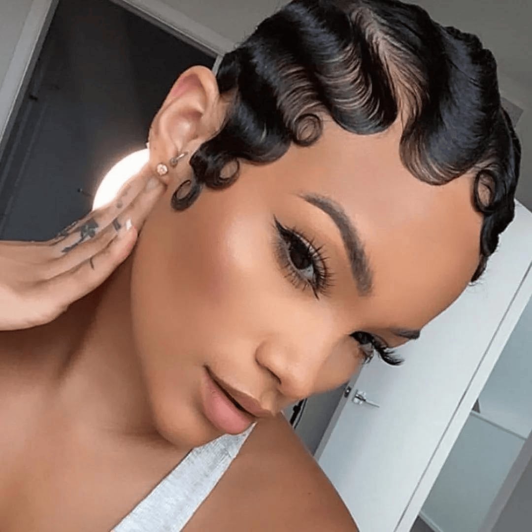 Short Black Hair Finger Waves Short Black Hair Finger Waves — Vintage Hairstyles