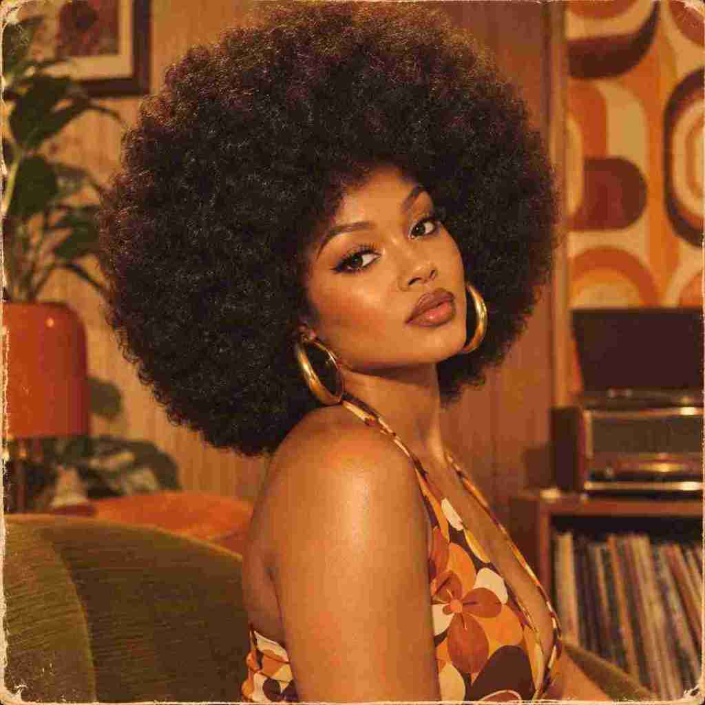 Voluminous Rounded Afro Voluminous Rounded Afro — Vintage Hairstyles