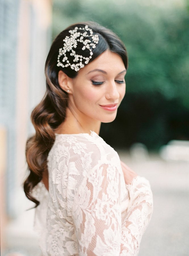 Voluminous Dark Brown Hollywood Waves, Mid-Back — Waves Hair