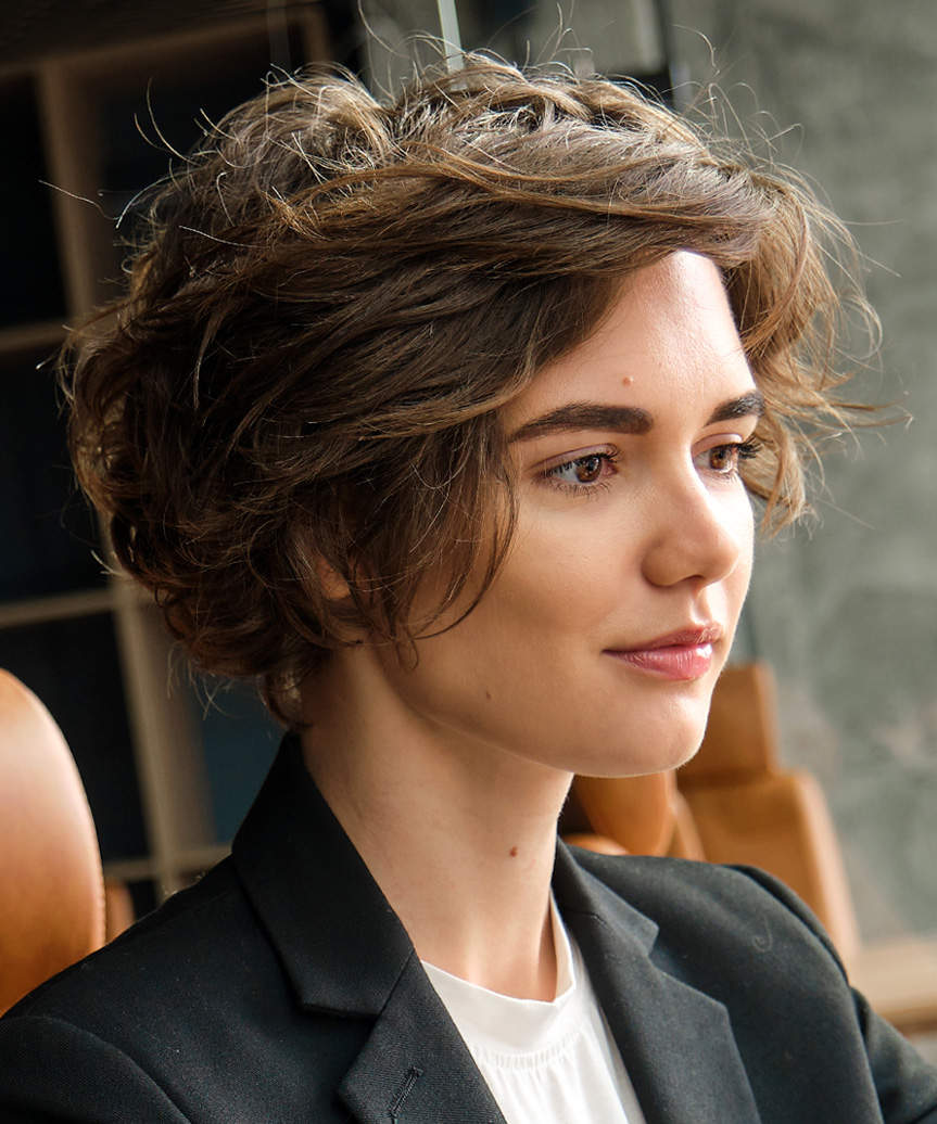 Chin Length Bob Textured Waves — Wavy Haircuts
