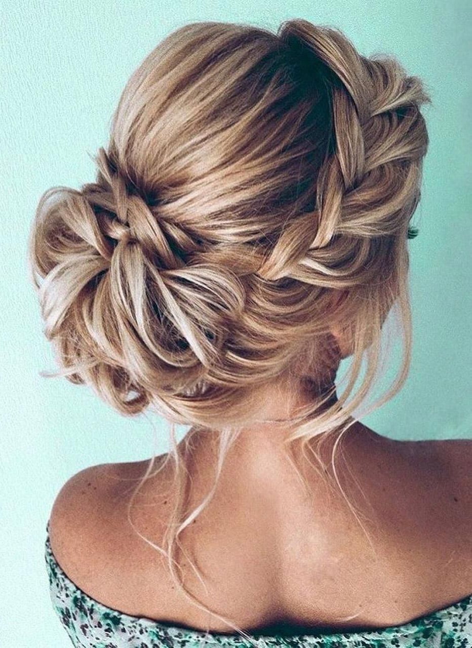 Braided Updo With Woven Detail Braided Updo With Woven Detail — Wedding Hairstyles for Long Hair