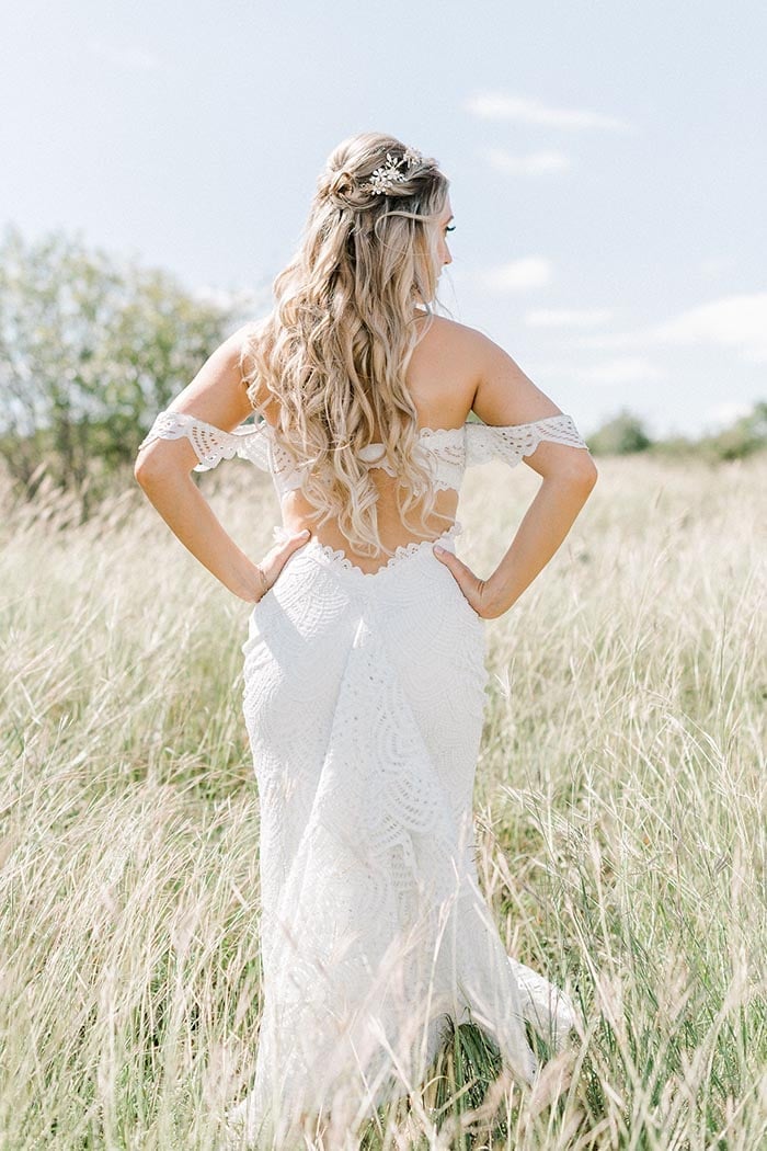 Half Up Half Down With Twists And Bangs Half Up Half Down With Twists And Bangs — Wedding Hairstyles for Long Hair