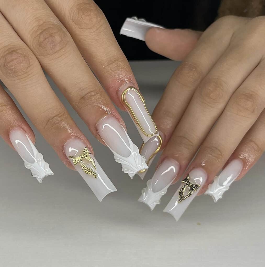 Short Oval Milky White Shimmer Nails, Creating A Soft Short Oval Milky White Shimmer Nails, Creating A Soft — White Nails
