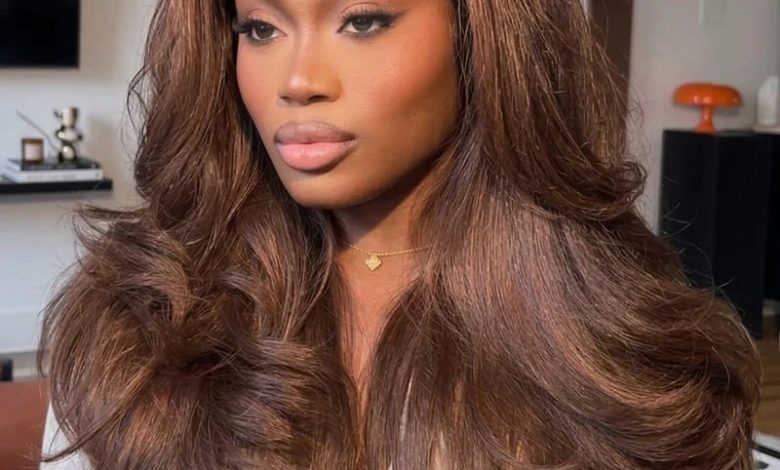 Arabella 13x6 Three-Go Chocolate Brown Glueless Wig Body Wave With Drawstring 100% Human Hair Wig Straight / 180% (Invisible HD Lace) / 24