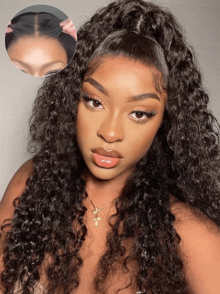 Dark Brown Waves Half Up Ponytail Dark Brown Waves Half Up Ponytail — Wig Styles