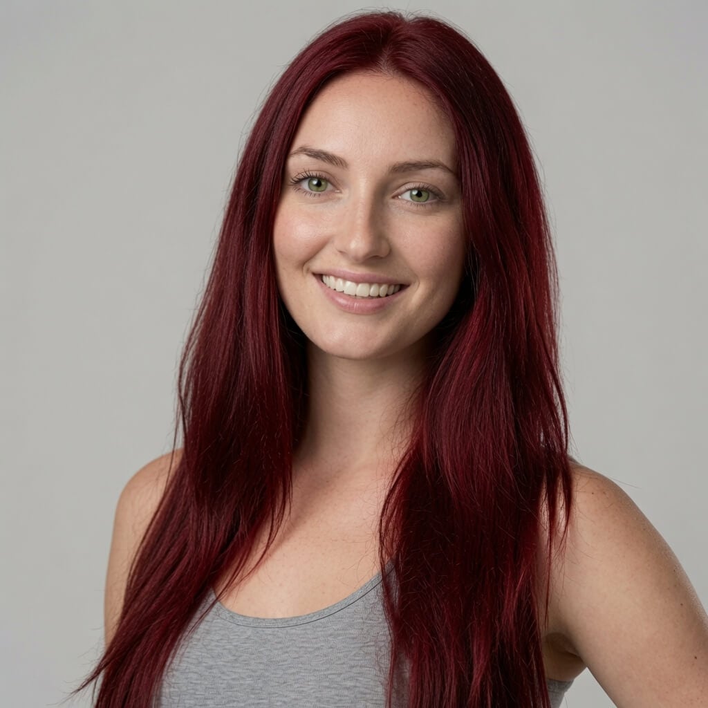 Wine Red Henna Hair Dye Option Wine Red Henna Hair Dye Option — Wine Red Hair