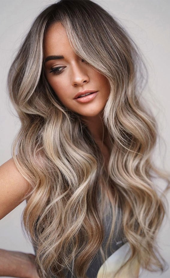 Soft Ash Blonde With Beige Tones — Winter Hair Color