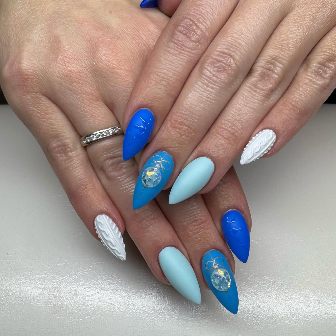 Winter Wonderland Ornament Sweater Nails