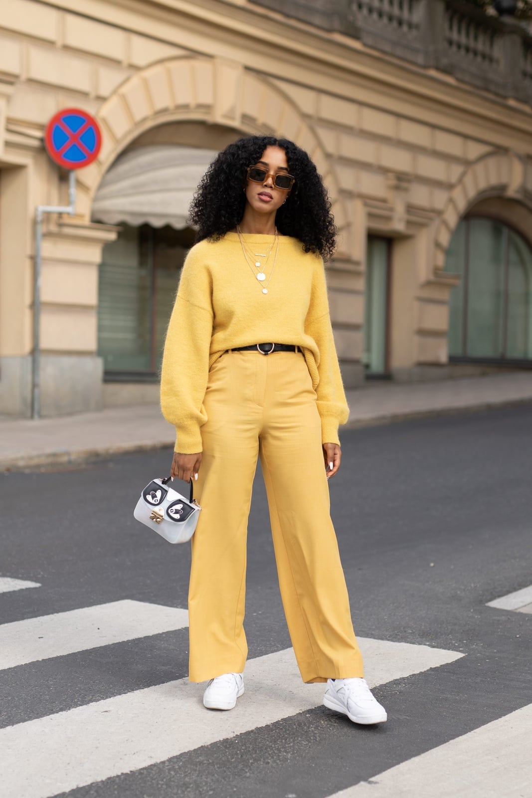 Monochromatic Yellow Sweater and Trousers Monochromatic Yellow Sweater and Trousers — Yellow Outfits